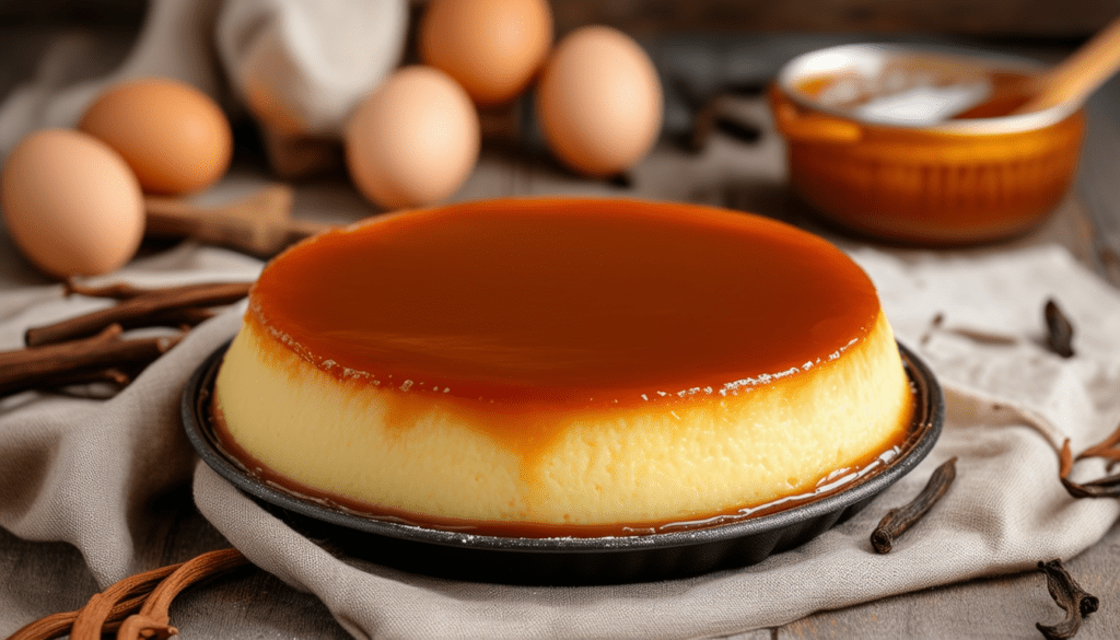 découvrez notre délicieuse recette de flan aux œufs, un dessert crémeux et réconfortant qui ravira vos papilles. réalisé avec des ingrédients simples, ce flan est parfait pour toutes les occasions et s'invite dans vos repas en famille ou entre amis.