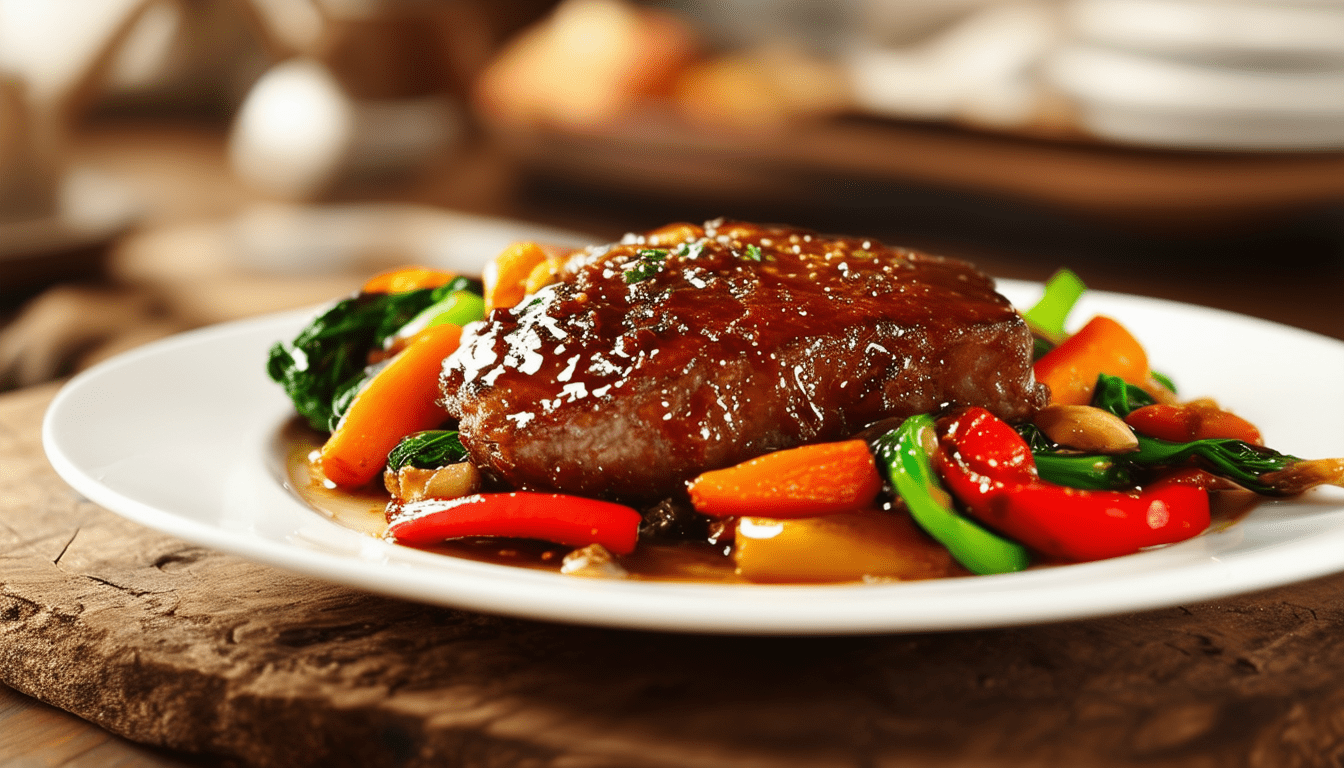 découvrez une recette exquise de porc au caramel, alliant la tendreté de la viande à une sauce sucrée-salée irrésistible. parfaite pour vos repas en famille ou entre amis, cette plat savoureux vous transportera en asie avec chaque bouchée.