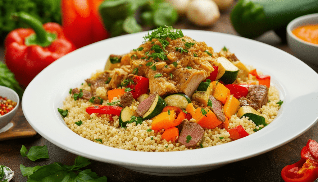 découvrez notre délicieuse recette de couscous préparée rapidement avec le cookeo. savourez un plat réconfortant et plein de saveurs, idéal pour régaler toute la famille en un rien de temps.