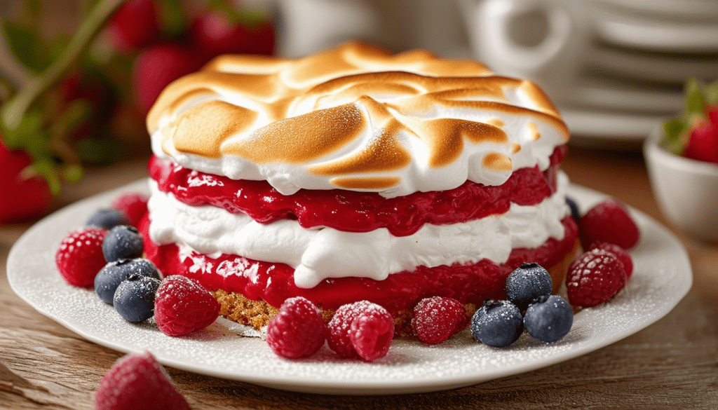 découvrez notre délicieuse recette de l'omelette norvégienne, un dessert spectaculaire alliant meringue légère et crème glacée. idéale pour épater vos invités, cette gourmandise allie fraîcheur et saveurs, parfaite pour toutes les occasions. suivez nos étapes simples pour réussir ce classique des fêtes.