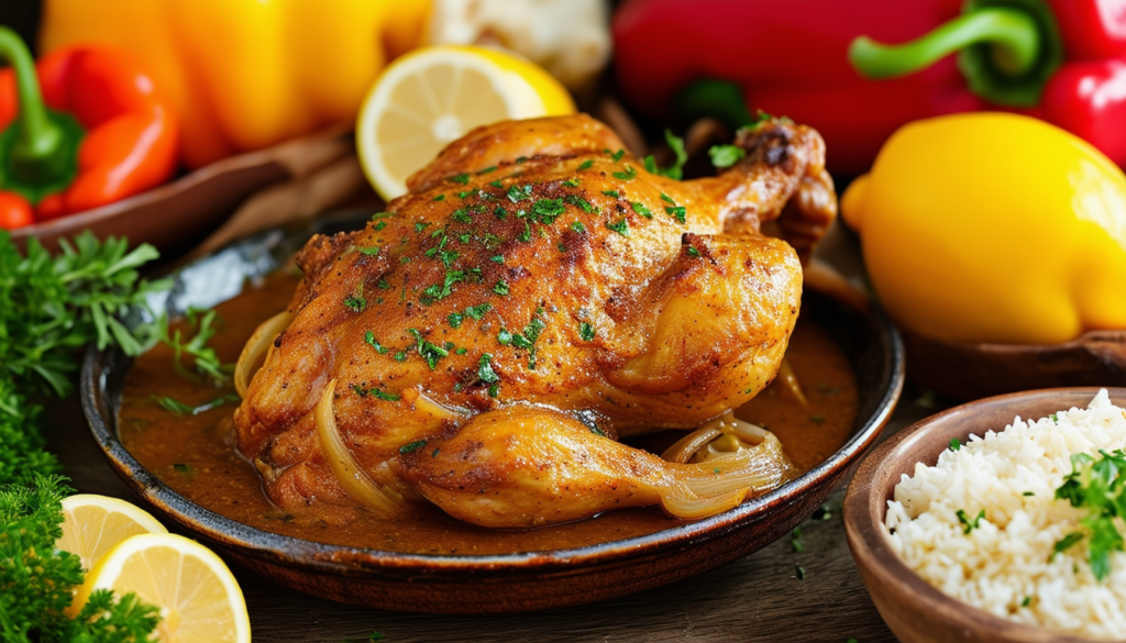 découvrez notre délicieuse recette de poulet yassa, un plat sénégalais savoureux à base de poulet mariné dans du citron, des oignons et des épices. parfait pour un repas convivial en famille ou entre amis, ce plat allie la tendresse de la viande et des saveurs exotiques. suivez notre guide étape par étape pour réussir ce classique de la cuisine africaine !