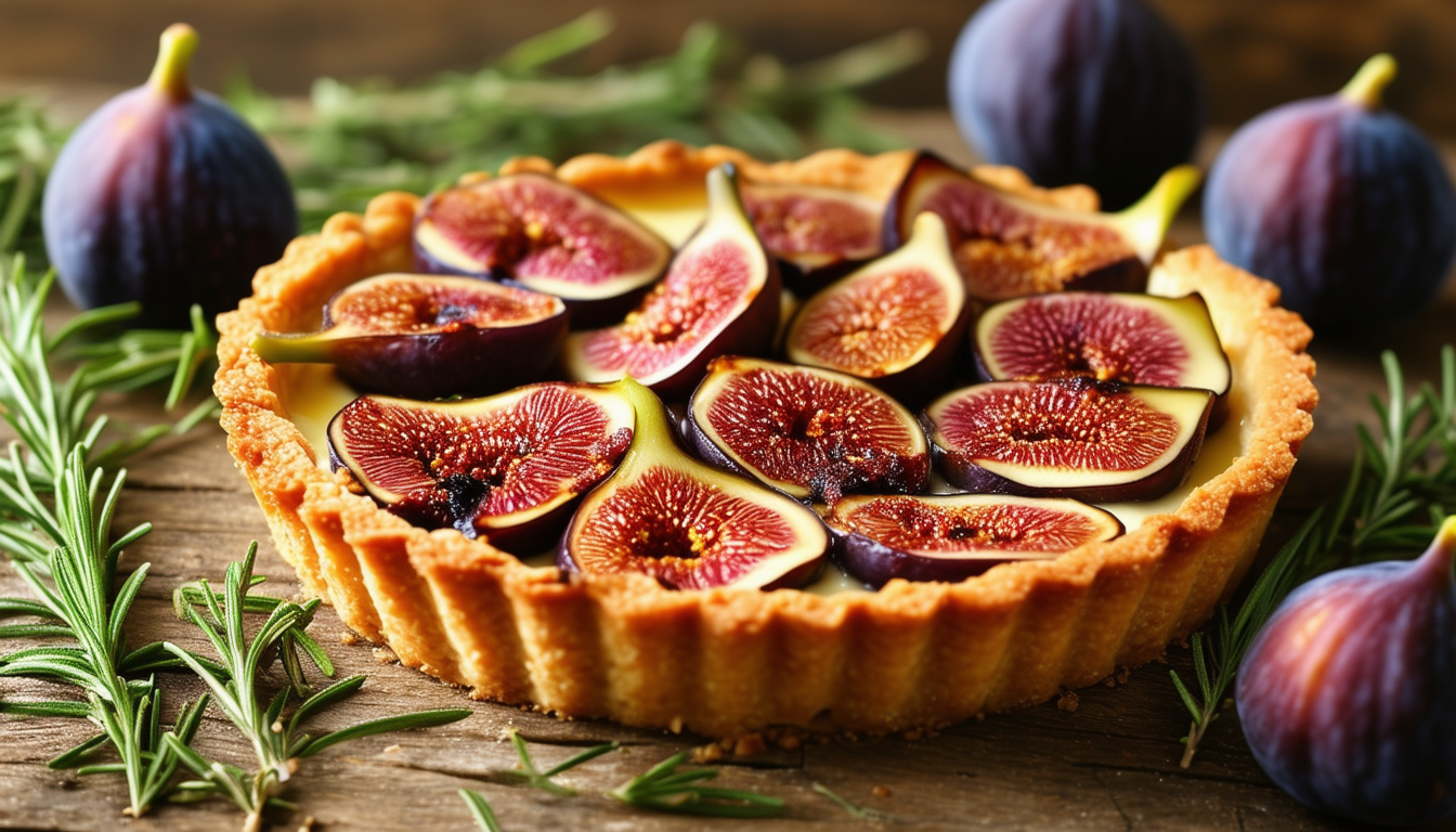 découvrez une recette délicieuse de tarte aux figues rôties et fromage de chèvre, alliant la douceur des figues caramélisées à la richesse du fromage de chèvre. idéale pour un repas en famille ou entre amis, cette tarte savoureuse séduira vos papilles et apportera une touche d'élégance à votre table.