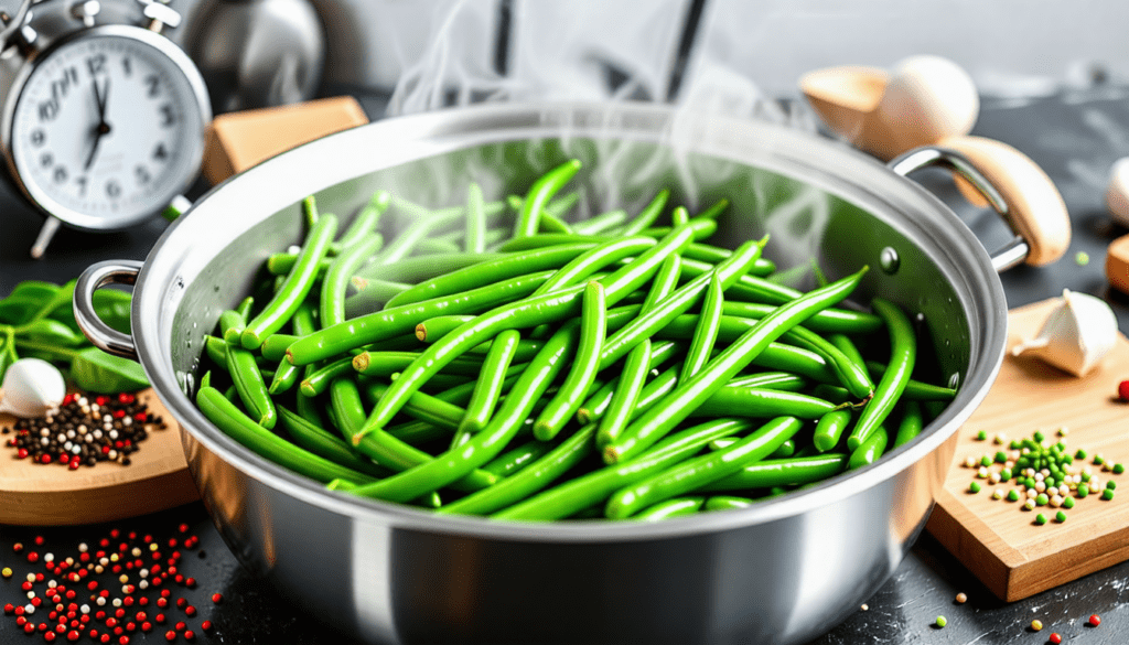 découvrez le temps de cuisson idéal pour des haricots verts frais al-denté. suivez nos conseils pour préserver la croquant et la saveur de vos légumes tout en garantissant une cuisson parfaite.
