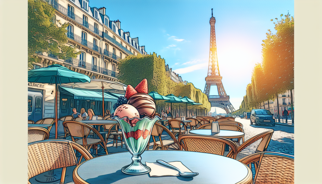 Table à découvert | Une Glace à Paris - Table à découvert