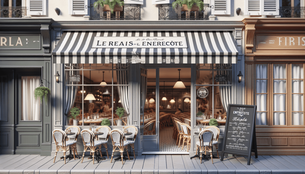 Table à découvert | Le Relais de l'Entrecôte - Table à découvert
