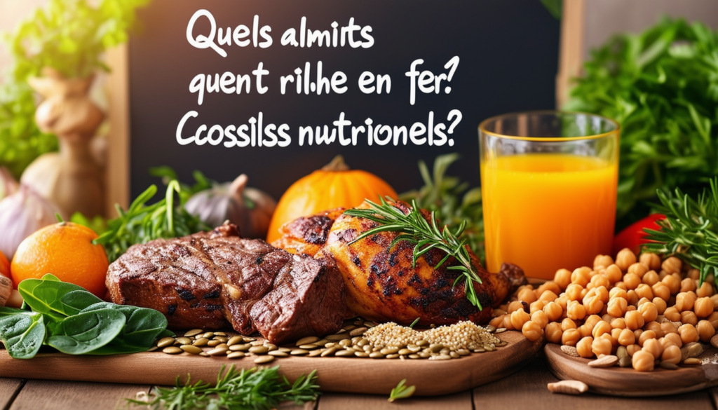 découvrez les aliments riches en fer et comment les intégrer dans votre alimentation. nos conseils nutritionnels vous aideront à lutter contre les carences en fer et à améliorer votre santé globalement.