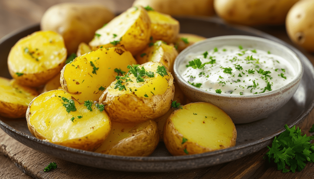 découvrez notre délicieuse recette de pomme de terre vapeur, simple et rapide à réaliser. apprenez à préparer des pommes de terre fondantes, parfaites comme accompagnement pour vos plats préférés. idéales pour un repas sain et savoureux !