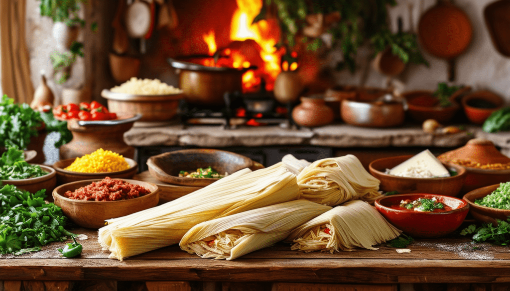découvrez notre délicieuse recette de tamales, un plat traditionnel mexicain. apprenez à préparer ces savoureux petits paquets de maïs garnis de viandes, de légumes ou de fromages, et savourez un repas riche en saveurs et en histoire. parfait pour vos repas en famille ou entre amis !
