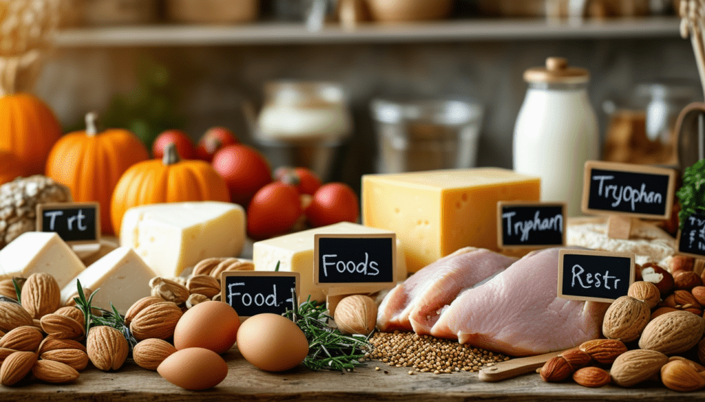 découvrez nos conseils pour augmenter votre apport en tryptophane grâce à une sélection d'aliments recommandés. apprenez à intégrer ces nutriments essentiels dans votre alimentation pour améliorer votre bien-être et votre humeur.