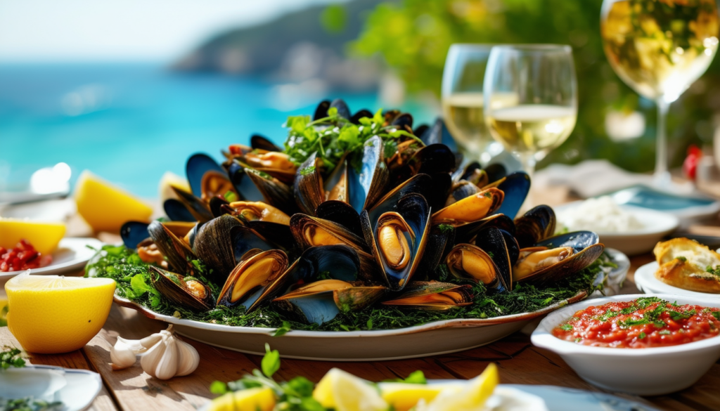 découvrez l'éclade de moules, une délicieuse spécialité culinaire de bretagne, où les moules sont cuisinées au feu de bois sous une couche de pignes. apprenez les secrets de cette préparation savoureuse et savourez un plat authentique qui ravira vos papilles!