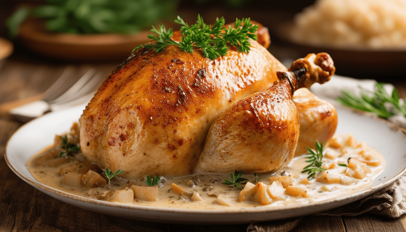 découvrez la délicieuse recette de poulet soubise, un plat savoureux alliant tendreté du poulet et douceur des oignons. idéal pour un repas convivial en famille ou entre amis, ce plat réconfortant vous séduira par sa simplicité et ses arômes irrésistibles.
