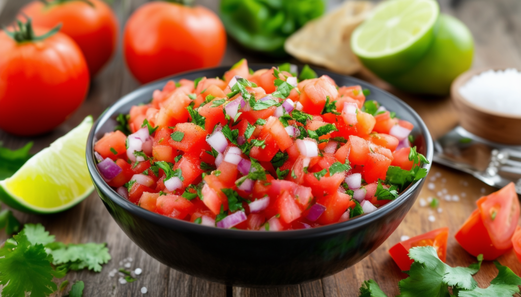 découvrez notre délicieuse recette de pico de gallo, un mélange frais de tomates, oignons, coriandre et citron. parfait pour accompagner vos plats mexicains ou en apéritif. simple à préparer et plein de saveurs !