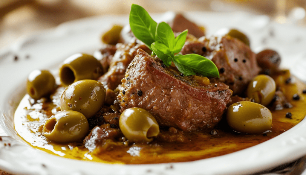 découvrez notre recette savoureuse de veau aux olives, un plat réconfortant alliant tendreté de la viande et la richesse des olives. idéal pour vos repas en famille ou entre amis, ce délice méditerranéen est facile à préparer et ravira vos papilles.