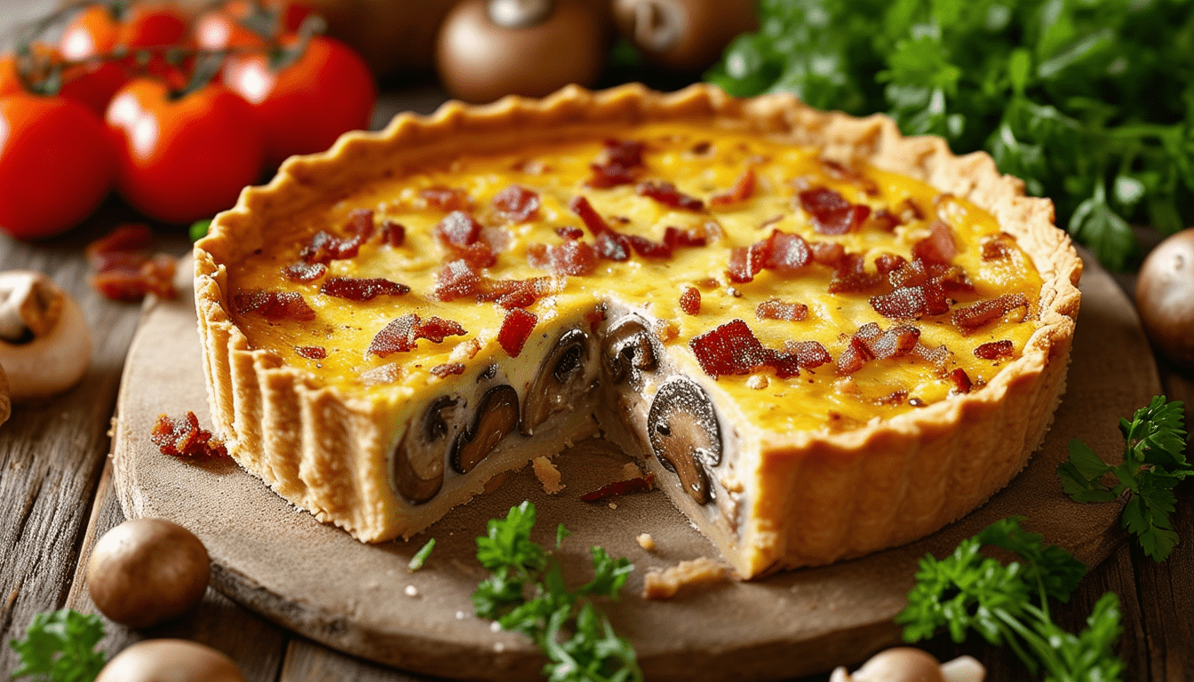 découvrez une délicieuse recette de quiche aux champignons et lardons, alliant saveurs riches et textures inégalées. parfaite pour un dîner en famille ou un repas entre amis, cette quiche facile à préparer ravira les papilles de tous. idéale chaude ou froide, elle est le plat parfait pour toutes les occasions.