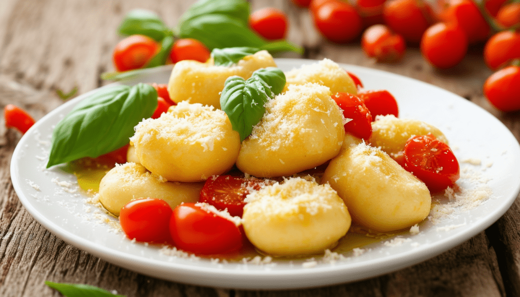 découvrez notre délicieuse recette de gnocchis aux pommes de terre, un plat savoureux et réconfortant. apprenez à préparer ces petites bouchées moelleuses avec des ingrédients simples et sains. idéale pour un repas en famille ou entre amis, cette recette vous fera voyager au cœur de la cuisine italienne.