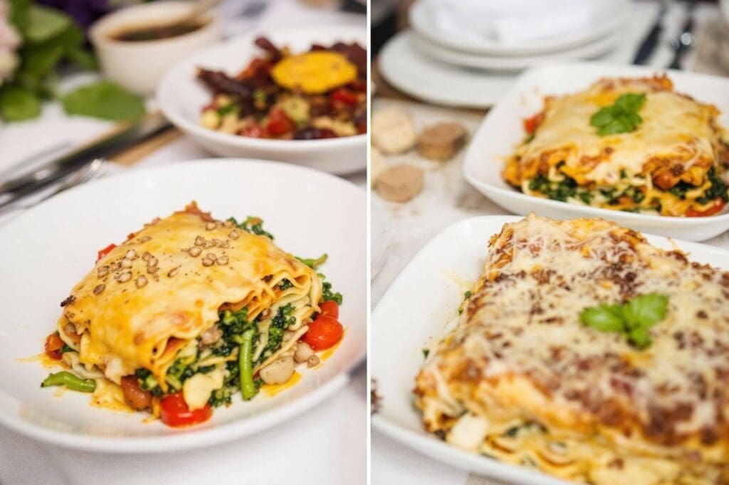 Avis et témoignages sur les alternatives végétariennes aux lasagnes pour un repas de mariage