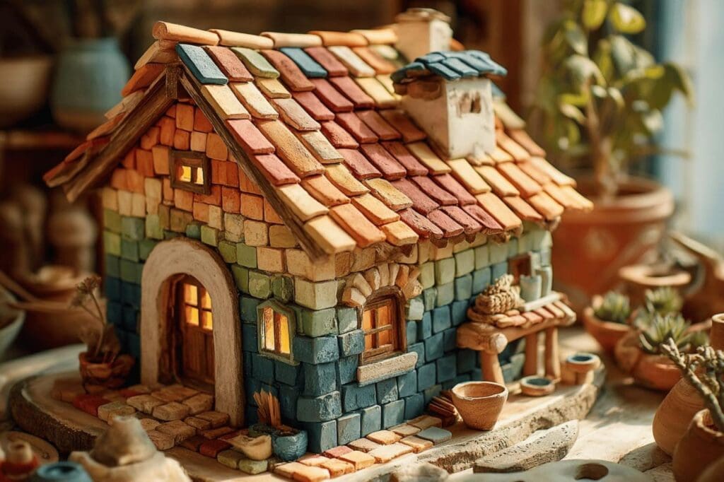 Comment créer une maison en pâte à modeler facilement