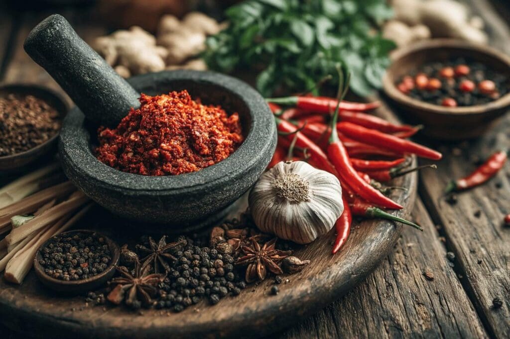 Comment faire une pâte de curry rouge maison