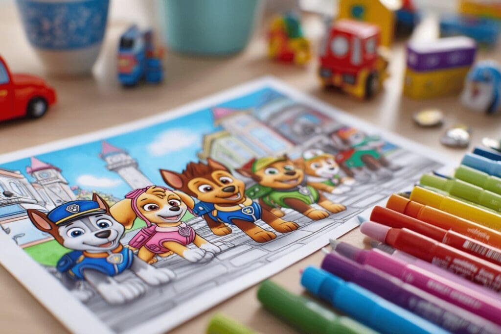 Dessin Pat Patrouille à imprimer gratuit pour enfants