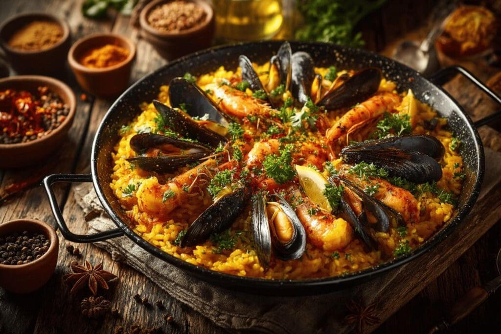 Fideuà : la paella facile aux pâtes et fruits de mer