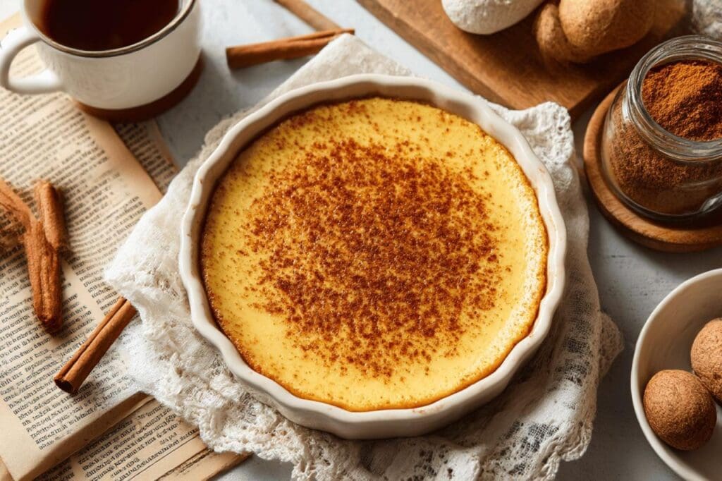 Flan pâtissier sans pâte au Thermomix : recette facile