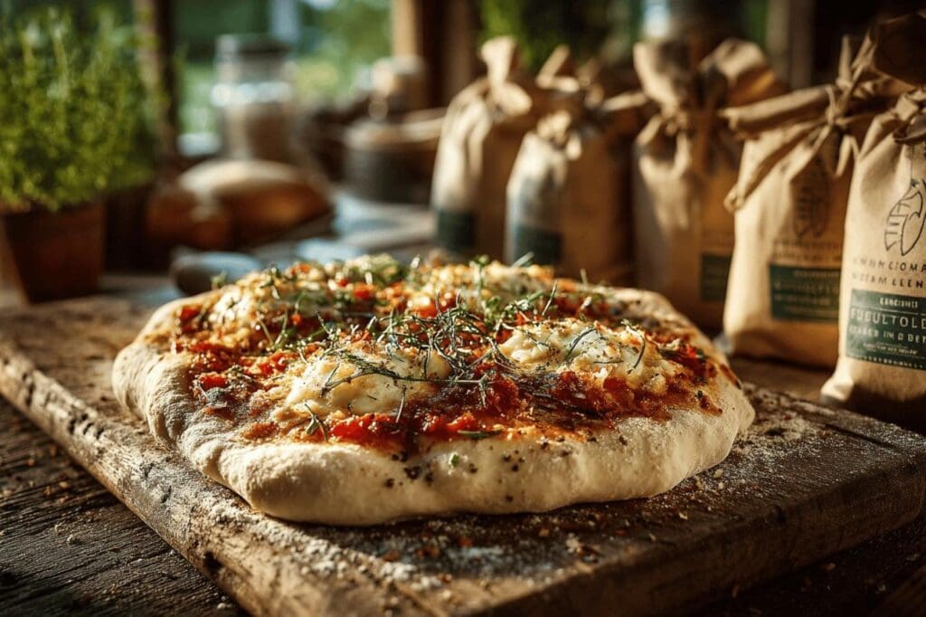 Pâte à flammekueche fine et maison en 10 minutes