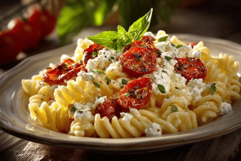 Pâtes feta tomate : la recette simple et fondante