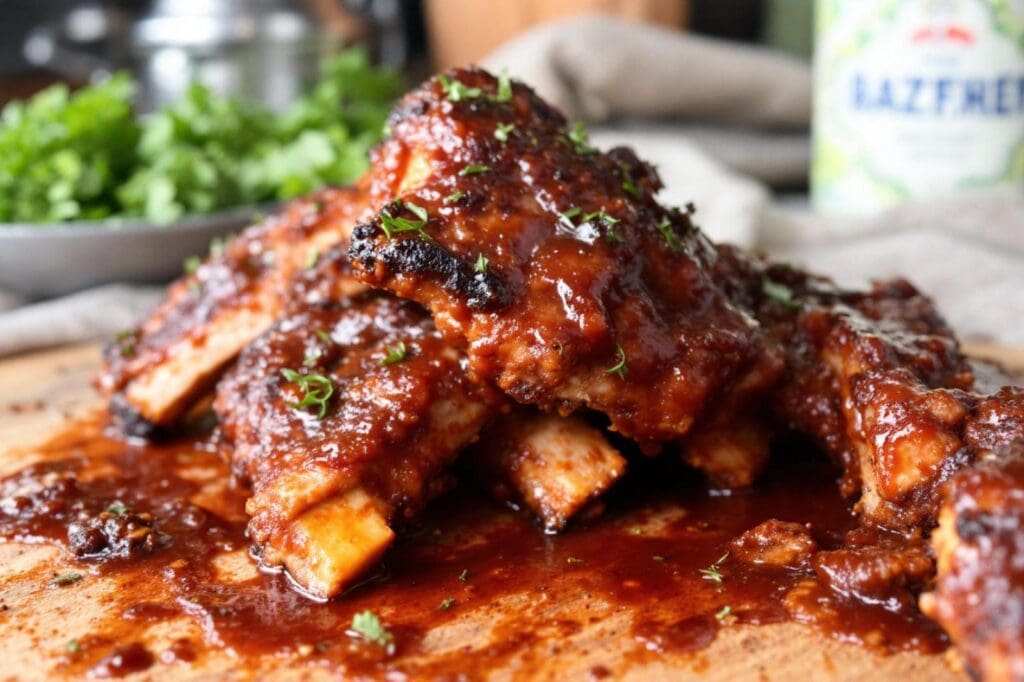 Ribs au four tendres et caramélisés faciles à préparer