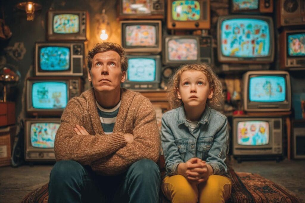 Témoignages de parents sur les écrans et la télévision pour enfants : entre nostalgie, réalisme et culpabilité