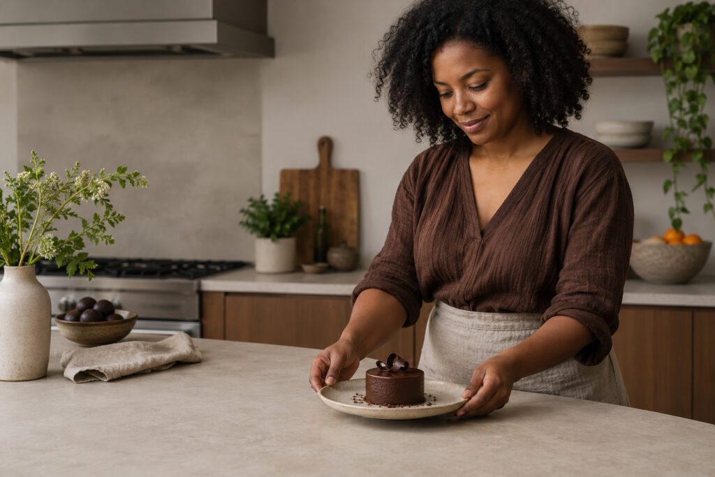 Dessert signature à domicile : le chocolat, l'atout du chef